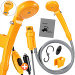 Douche de camping portable 12v avec pompe immerg�e douche de voyage randonn�e voiture