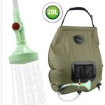 Douche de camping douche solaire, douche solaire 20l sac de chauffage solaire de camping portable douche ...
