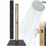 Douche solaire 35 l douche de piscine douche de jardin douche de pluie - arebos