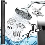 Tectake - douche solaire 35 litres eau chaude, sans raccordement lectrique