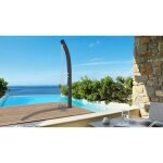 Arkema design - douche solaire aluminium jolly anthracite Arkema design - douche solaire aluminium jolly anthracite