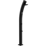 Douche solaire en aluminium noir cm 20x20x226 sined doccia dafne nera