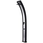 Douche solaire en aluminium noir cm 27, 2x14, 7x224 sined doccia ella nera inox Douche solaire en aluminium noir cm 27, 2x14, 7x224 sined doccia ella nera inox