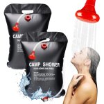Douche solaire de camping - 20 l - douche solaire - douche de jardin pour enfants - eau chaude - sac ...