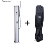 Douche solaire jolly go argent - 20 l + housse d'hivernage pour douche solaire go formidra