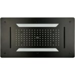 Bernstein - douche de t�te encastrable au plafond xxl - dpg5030 - 70 x 38 cm - noir
