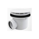 Alcadrain - bouchon de siphon de douche, blanc