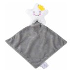 Doudou avec mouchoir 'étoile' 18cm gris Doudou avec mouchoir 'étoile' 18cm gris