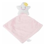 Doudou avec mouchoir 'étoile' 18cm rose Doudou avec mouchoir 'étoile' 18cm rose