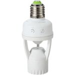 Douille d'ampoule avec d�tecteur de mouvement d�tection de s�curit� e27 60w motion sensor