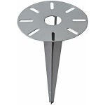 Douille de c�ble de piquet de terre universelle en acier � l'ext�rieur de la cheville de jardin �pine ...