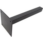 Hhg - douille pour poteaux wpc sarthe, ancrage  visser ancrage au sol, fixation au bton fer rond galvanis ...