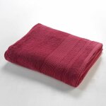 Drap de bain 90x150 cm - 500g / cm - rouge