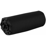 Doulito - drap housse - 150 x 190 cm - 100% coton - 57 fils - france - noir Doulito - drap housse - 150 x 190 cm - 100% coton - 57 fils - france - noir