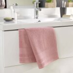 Serviette de toilette 50x90 cm - 500g / cm� - rose clair