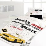 Housse de couette 140x200 cab + taie polycoton