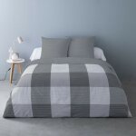 Dourev - housse de couette 260x240 legolas + 2 taies coton flanelle