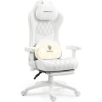 Dowinx fauteuil de jeu, fauteuil de bureau ergonomique avec fonction massage et chauffage, coussin � ...