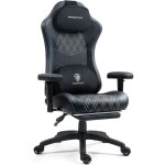 Dowinx fauteuil de jeu, fauteuil de bureau ergonomique avec fonction massage et chauffage, coussin � ...