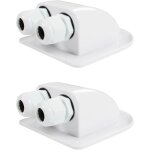 Dpzo - 2 pices passe - cble tanche presse - toupe d'entre de cble, passe - fil de toit tanche, ...
