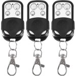Dpzo lot de 3 t�l�commandes universelles, � code fixe, avec fr�quence de 433, 92 mhz, pour portail automatique ...