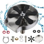 Dpzo - lave verre, rince verre evier, 304 lave - verre en acier inoxydable, lave verre evier, laveurs ...