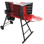 Drakkar equipement - fendeur de bches horizontal 5t support sur roues