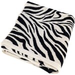 Drap de bain absorbant coton zebra z�bre 100x150 cm