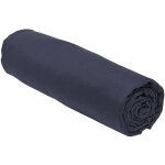 Today - drap housse 100% coton 57 fils 160x200 cm bonnet 23 cm bleu navy