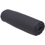 Today - drap housse 100% coton 57 fils 160x200cm bonnet 30 cm noir fusain