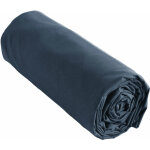 L'effet papillon - drap housse 100% coton 57 fils 200x200 bonnet 30 cm ambre bleu