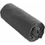 L'effet papillon - drap housse 100% coton 57 fils 90x190 bonnet 30 cm ambre gris