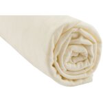 Bbla - drap housse 100% coton bio pour lit 140x190 / 140x200 cm - �cru
