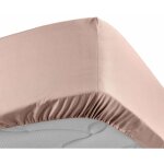 Douceur d'intérieur - drap housse 160x200 cm - percale 100% coton - bonnet 30 cm - nude Douceur d'intérieur - drap housse 160x200 cm - percale 100% coton - bonnet 30 cm - nude