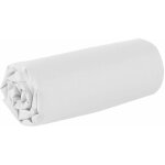Drap housse - 80 x 200 cm - 100% coton - 57 fils - france - blanc