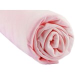 Drap housse bambou lit queen size 160x200 cm - rose
