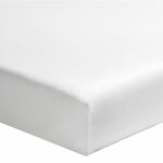 Terre de nuit - drap housse blanc bonnet 30 cm 100% coton 120x190