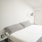 Drap housse blanc bonnet 30 cm 100% coton 80x190