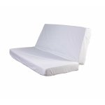 Terre de nuit - drap housse blanc pour matelas clic - clac bonnet 20 cm 120x190 Terre de nuit - drap housse blanc pour matelas clic - clac bonnet 20 cm 120x190