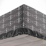 Drap housse en coton 'aristide' 90x190cm anthracite