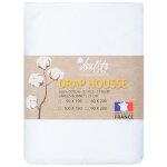Doulito - drap housse 90x190 cm - made in france - coton Doulito - drap housse 90x190 cm - made in france - coton