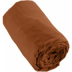 L'effet papillon - drap housse flanelle coton 160x200 matelas épais orange tomette L'effet papillon - drap housse flanelle coton 160x200 matelas épais orange tomette