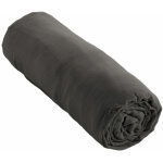 L'effet papillon - drap housse gaze de coton 140x190 gaia matelas épais gris granit L'effet papillon - drap housse gaze de coton 140x190 gaia matelas épais gris granit