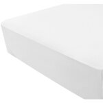 Drap housse impermable 2 en 1 blanc 70x140 cm