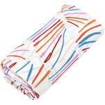 Linnea - drap housse imprim� coton perroquet bonnet de 40 cm 140x200 cm