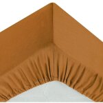 Atmosphera - drap housse 'int�rieur' 140x190cm jaune cumin