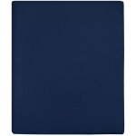 Drap - housse jersey bleu marine 160x200 cm coton