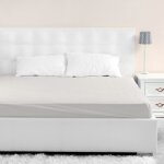 Terre de nuit - drap housse jersey sable bonnet 40 cm 160x190 / 200 Terre de nuit - drap housse jersey sable bonnet 40 cm 160x190 / 200