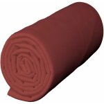 Terre de nuit - drap housse jersey terre de sienne bonnet 40 cm 90x190 / 200