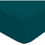 Drap - housse landiha percale bleu égéen 90x190cm atmosphera créateur d'intérieur Drap - housse landiha percale bleu égéen 90x190cm atmosphera créateur d'intérieur